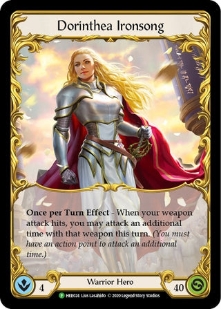 Dorinthea Ironsong (Rainbow) (24) [PR] - Flesh and Blood TCG Single