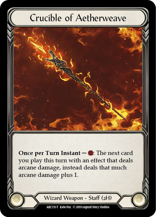 Crucible of Aetherweave // Death Dealer (0) [ARC] - Flesh and Blood TCG Single