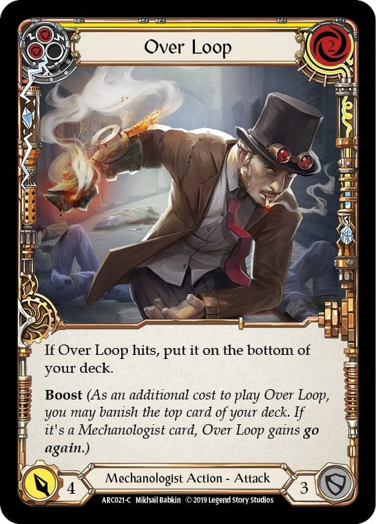 Over Loop (Yellow) (21) [ARC] - Flesh and Blood TCG Single
