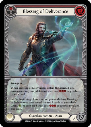 Blessing of Deliverance (Red) - LGS006 (6) [PR] - Flesh and Blood TCG Single