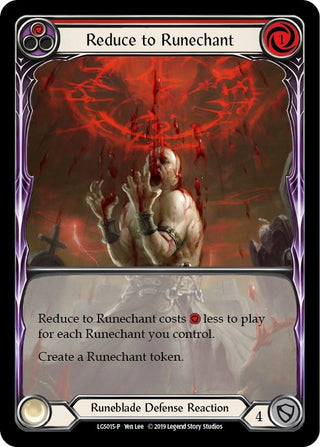 Reduce to Runechant (Red) - LGS015 (15) [PR] - Flesh and Blood TCG Single