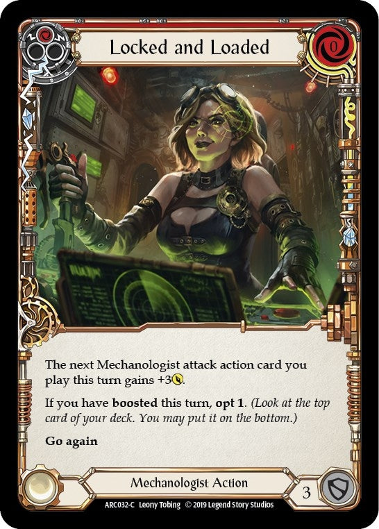 Locked and Loaded (Red) (32) [ARC] - Flesh and Blood TCG Single