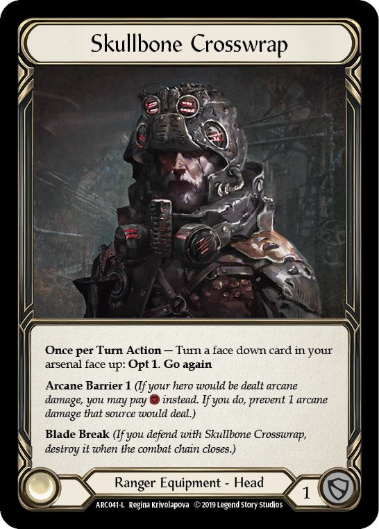 Skullbone Crosswrap (41) [ARC] - Flesh and Blood TCG Single