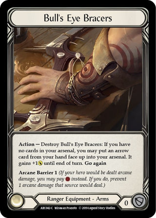 Bull’s Eye Bracers (42) [ARC] - Flesh and Blood TCG Single
