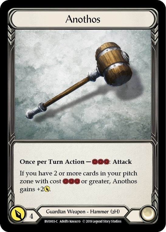 Anothos (3) [BVO] - Flesh and Blood TCG Single