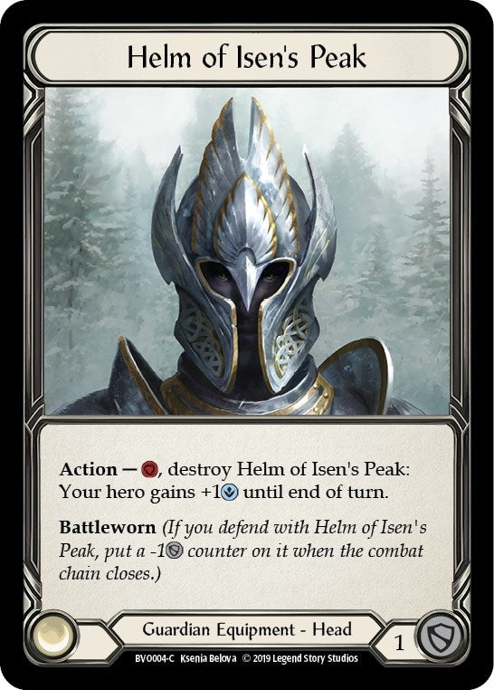 Helm of Isen’s Peak (4) [BVO] - Flesh and Blood TCG Single