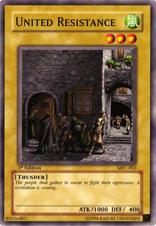 United Resistance (3) - YuGiOh Single