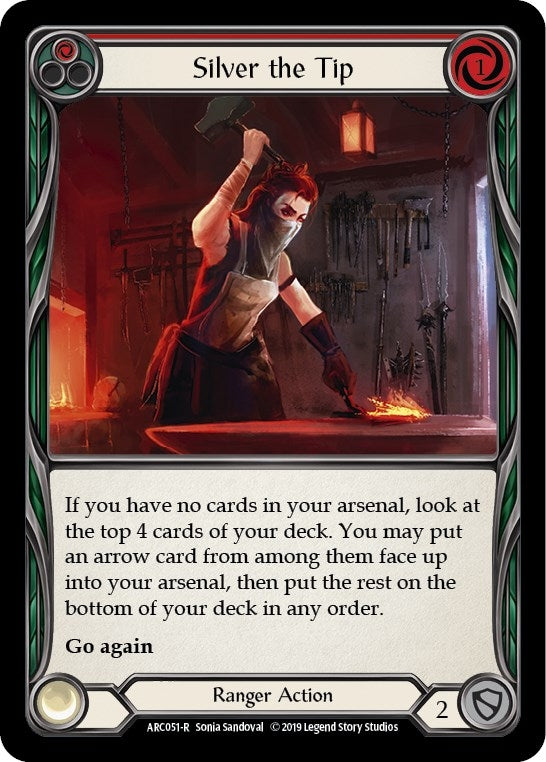Silver the Tip (Red) (51) [ARC] - Flesh and Blood TCG Single