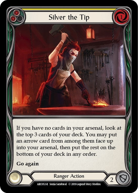 Silver the Tip (Yellow) (52) [ARC] - Flesh and Blood TCG Single