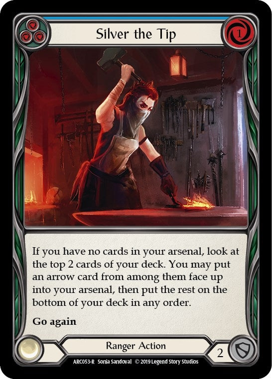 Silver the Tip (Blue) (53) [ARC] - Flesh and Blood TCG Single