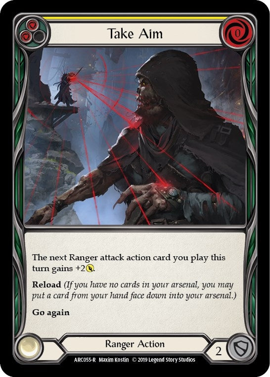 Take Aim (Yellow) (55) [ARC] - Flesh and Blood TCG Single