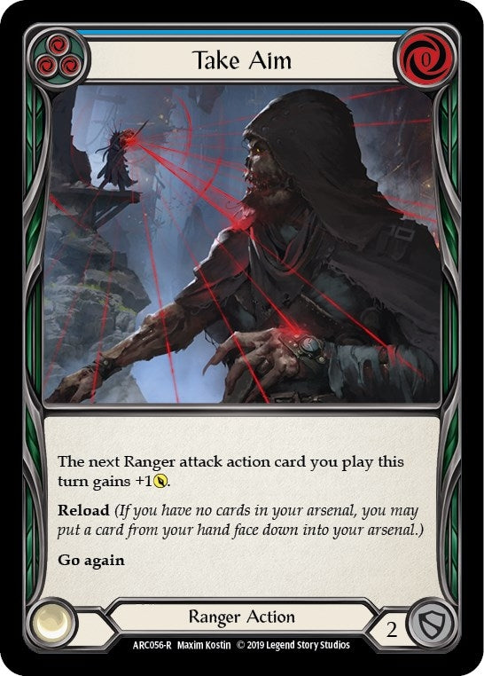 Take Aim (Blue) (56) [ARC] - Flesh and Blood TCG Single