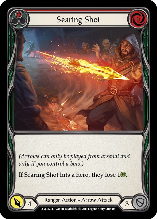 Searing Shot (Red) (69) [ARC] - Flesh and Blood TCG Single