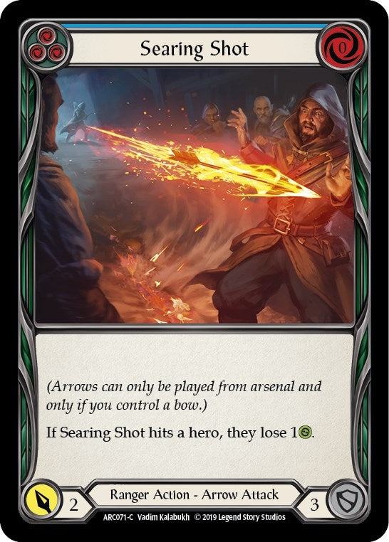 Searing Shot (Blue) (71) [ARC] - Flesh and Blood TCG Single