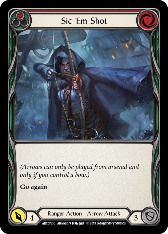 Sic ’Em Shot (Red) (72) [ARC] - Flesh and Blood TCG Single