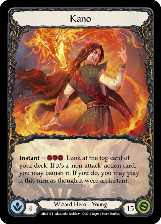 Kano // Nebula Blade (0) [ARC] - Flesh and Blood TCG Single