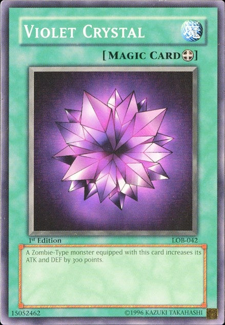 Violet Crystal (42) (LOB) - YuGiOh Single