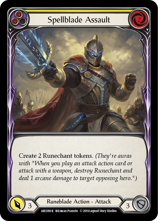 Spellblade Assault (Yellow) (86) [ARC] - Flesh and Blood TCG Single