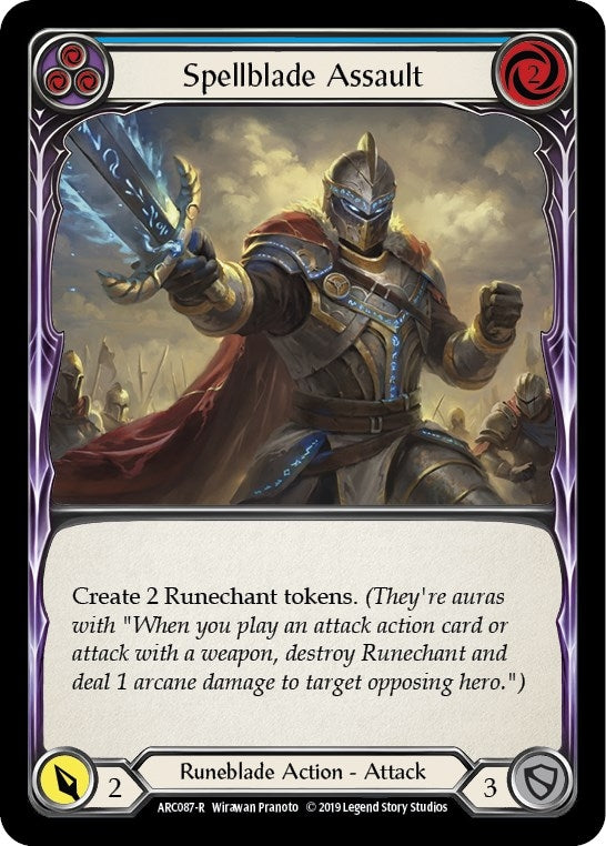 Spellblade Assault (Blue) (87) [ARC] - Flesh and Blood TCG Single