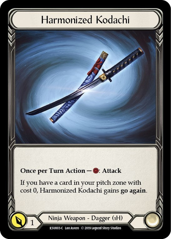 Harmonized Kodachi (3) [KSU] - Flesh and Blood TCG Single