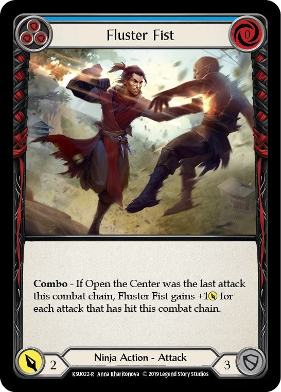 Fluster Fist (Blue) (22) [KSU] - Flesh and Blood TCG Single