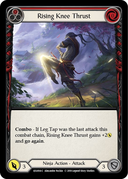 Rising Knee Thrust (Red) (14) [KSU] - Flesh and Blood TCG Single