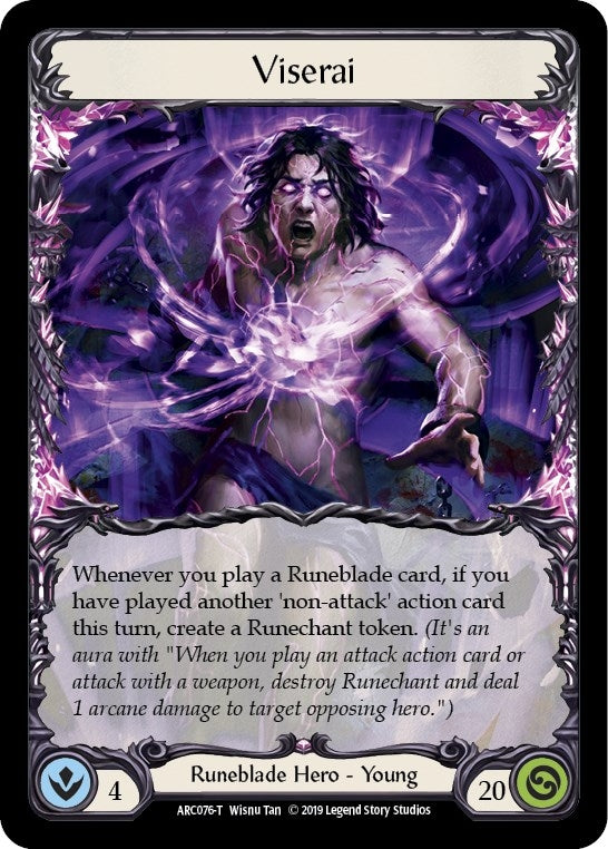 Image for Viserai // Viserai, Rune Blood (ARC076 // ARC075) - Flesh and Blood TCG