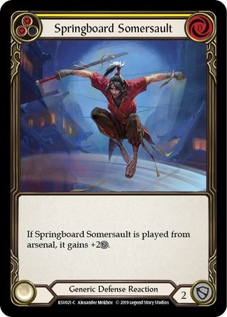 Springboard Somersault (21) [KSU] - Flesh and Blood TCG Single