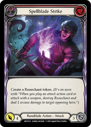 Spellblade Strike (Red) (103) [ARC] - Flesh and Blood TCG Single