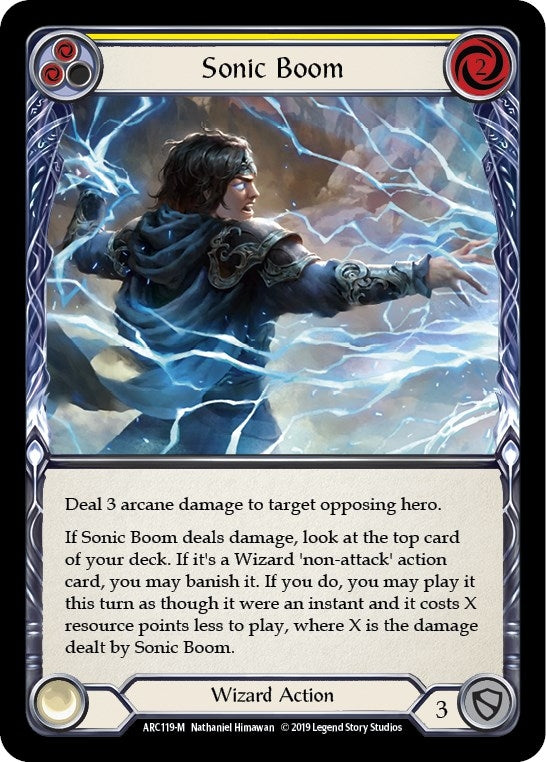 Sonic Boom (119) [ARC] - Flesh and Blood TCG Single