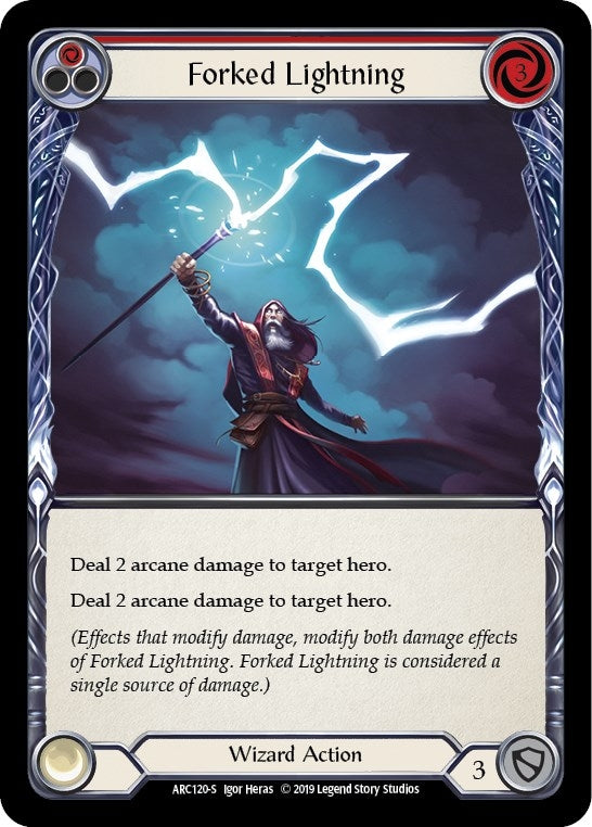 Forked Lightning (120) [ARC] - Flesh and Blood TCG Single