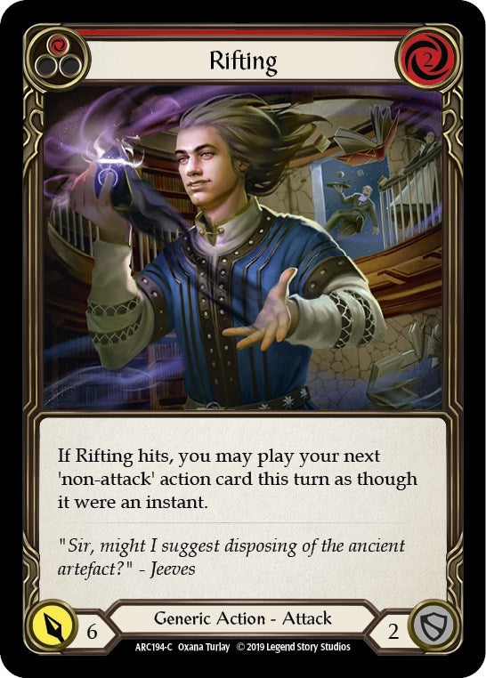 Rifting (Red) (194) [ARC] - Flesh and Blood TCG Single