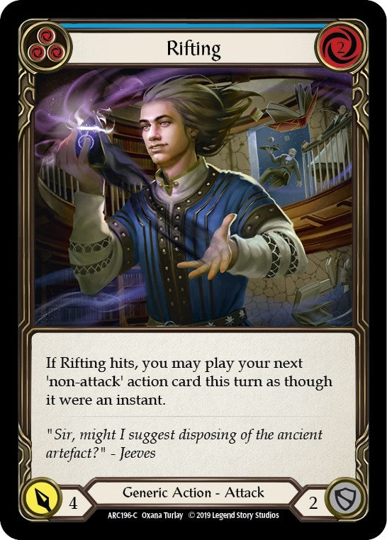Rifting (Blue) (196) [ARC] - Flesh and Blood TCG Single