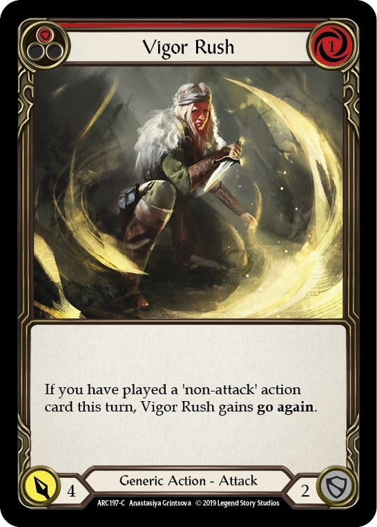 Image for Vigor Rush (Red) (ARC197) - Flesh and Blood TCG