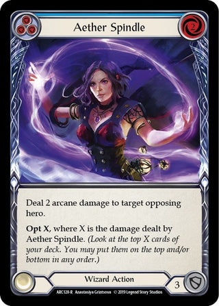 Aether Spindle (Blue) (128) [ARC] - Flesh and Blood TCG Single