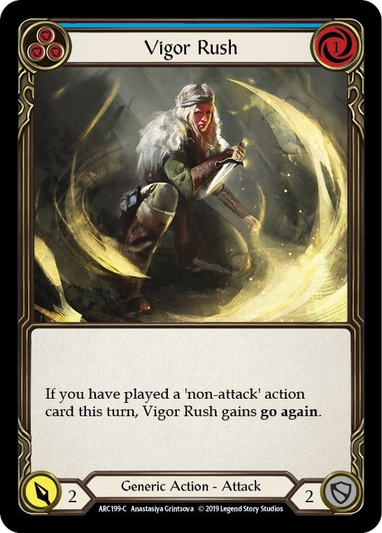 Vigor Rush (Blue) (199) [ARC] - Flesh and Blood TCG Single