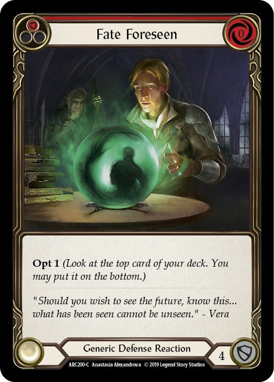 Fate Foreseen (Red) (200) [ARC] - Flesh and Blood TCG Single