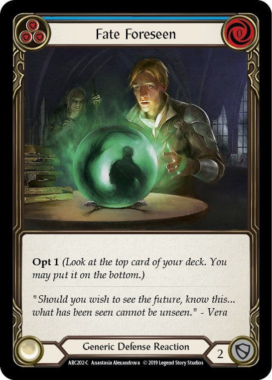 Fate Foreseen (Blue) (202) [ARC] - Flesh and Blood TCG Single
