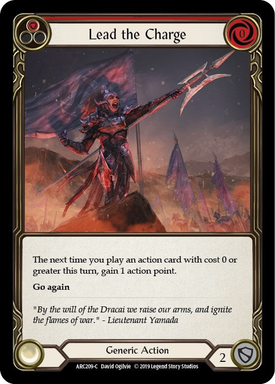 Lead the Charge (Red) (209) [ARC] - Flesh and Blood TCG Single