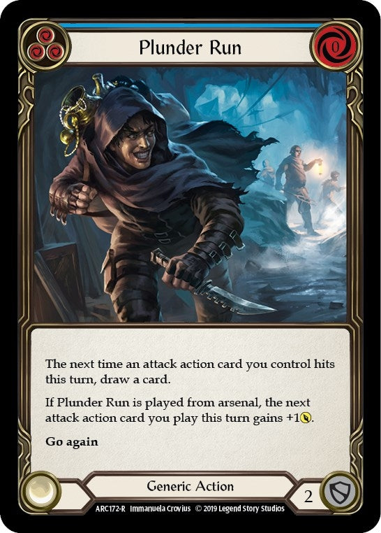 Plunder Run (Blue) (172) [ARC] - Flesh and Blood TCG Single