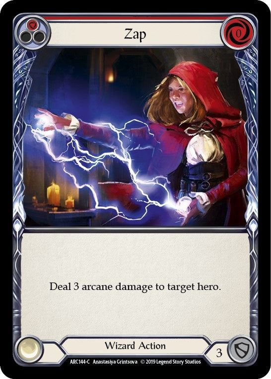 Zap (Red) (144) [ARC] - Flesh and Blood TCG Single