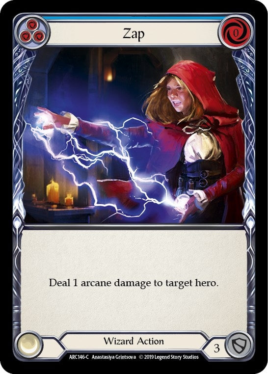 Zap (Blue) (146) [ARC] - Flesh and Blood TCG Single