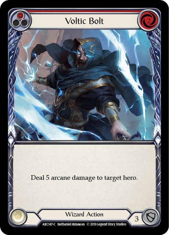 Voltic Bolt (Red) (147) [ARC] - Flesh and Blood TCG Single