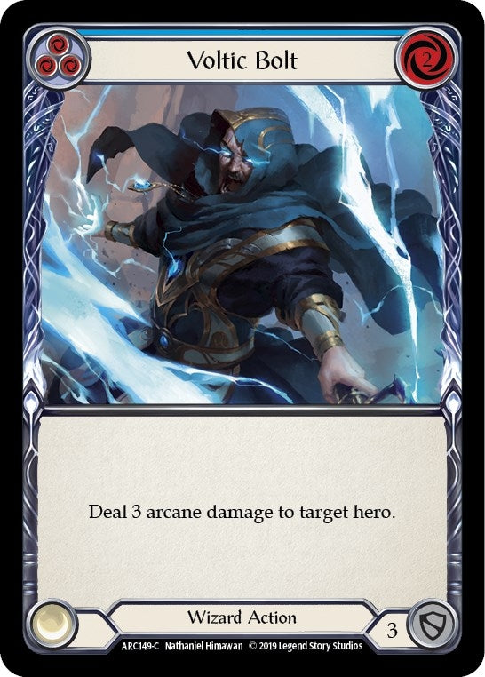 Voltic Bolt (Blue) (149) [ARC] - Flesh and Blood TCG Single