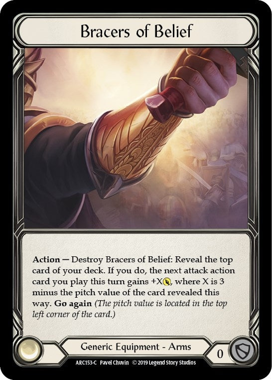 Bracers of Belief (153) [ARC] - Flesh and Blood TCG Single