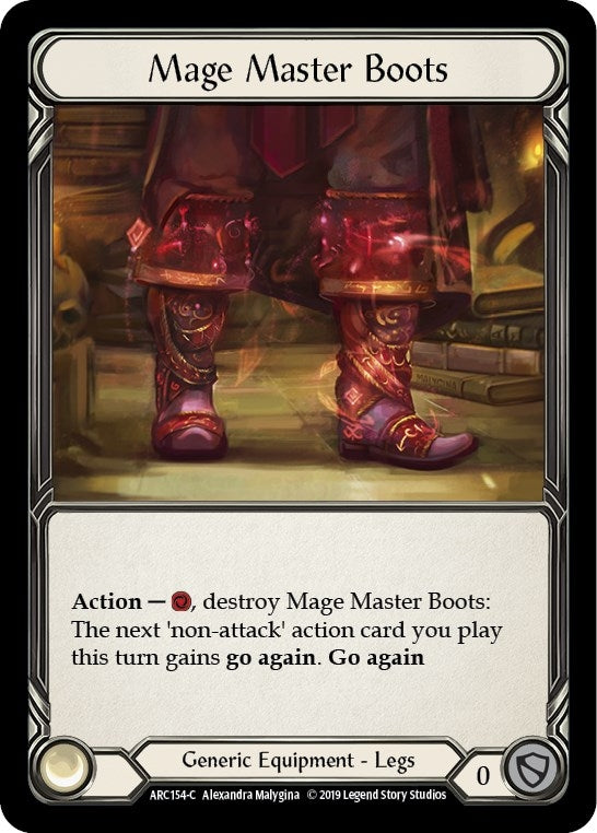 Mage Master Boots (154) [ARC] - Flesh and Blood TCG Single
