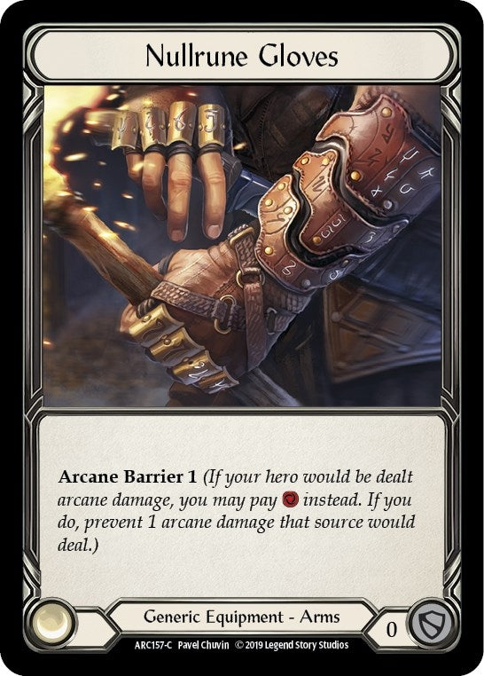 Nullrune Gloves (157) [ARC] - Flesh and Blood TCG Single