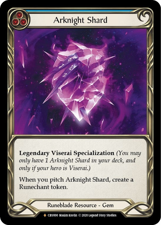 Arknight Shard (0) [CRU] - Flesh and Blood TCG Single