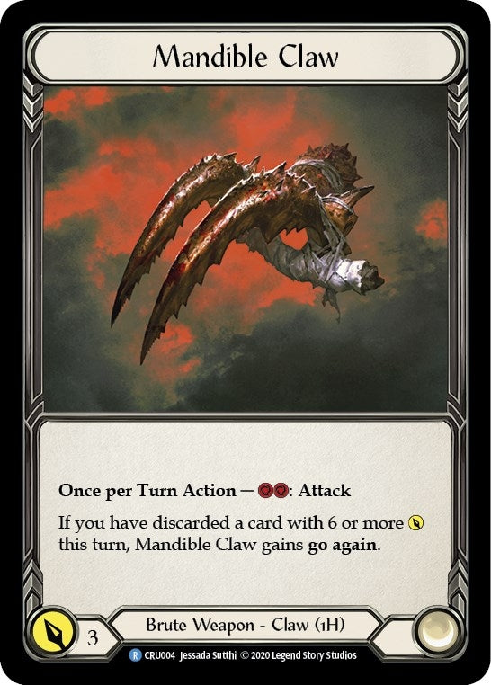 Mandible Claw (4) [CRU] - Flesh and Blood TCG Single