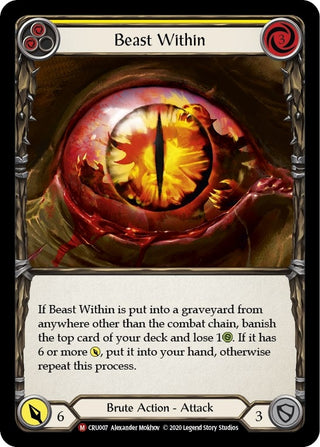 Beast Within (7) [CRU] - Flesh and Blood TCG Single